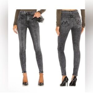 EUC MOTHER The Seamed Swooner Skimp in train stop Jeans Size 32